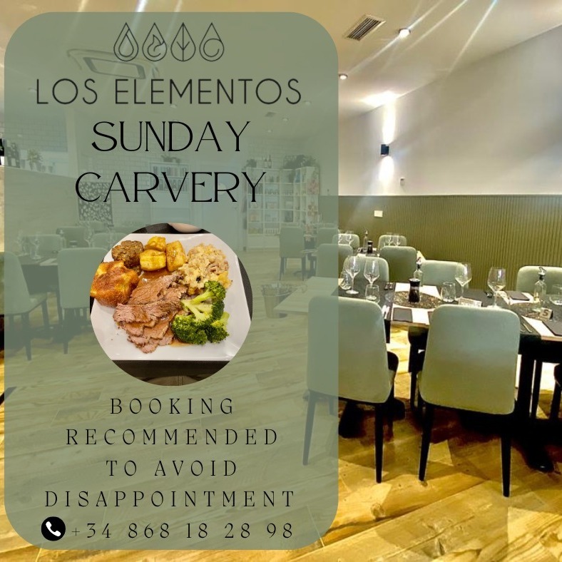 Restaurant Torre Pacheco Sunday roast lunch carvery