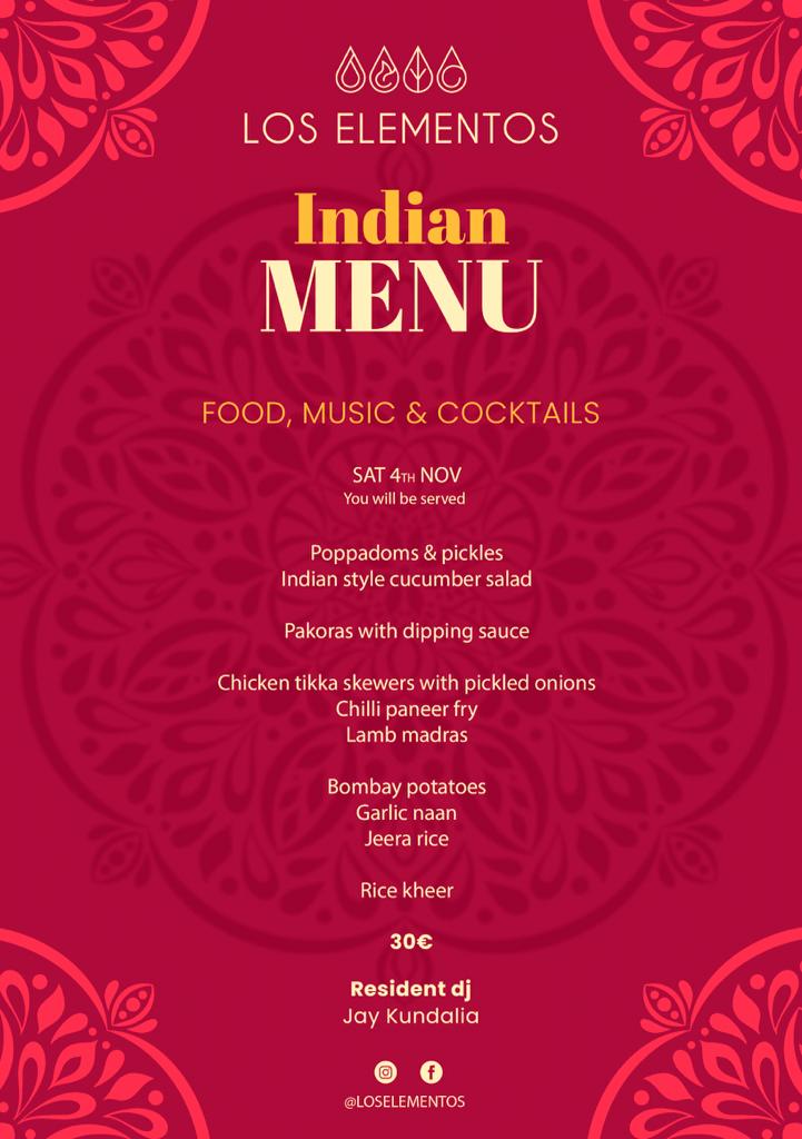 Restaurant Torre Pacheco Indian night